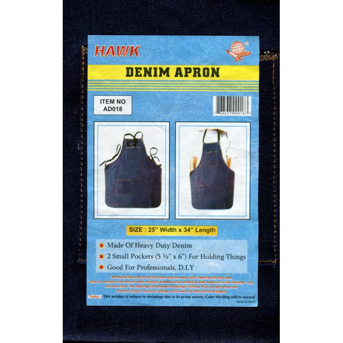 Denim Apron Black