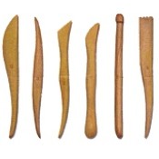 6" Wooden Sculpting Tools