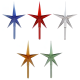 Assorted Modern Medium Stars (5-pack)