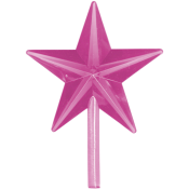 Pink Classic Large Stars (5-pack)