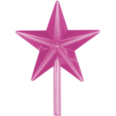 Pink Classic Large Stars (5-pack)