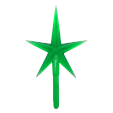 Green Modern Medium Stars (5-pack)